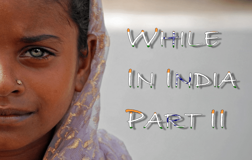 While In India Graphic 2